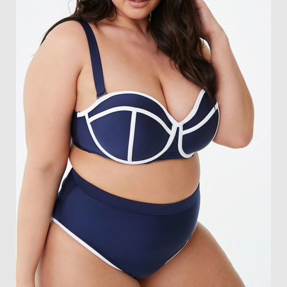 NWT forever 21+ high waisted bikini